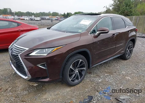 2016 Lexus Rx 450H/Base/F Sport z USA, uszkodzony, nr VIN 2T2BGMCA7GC006664
